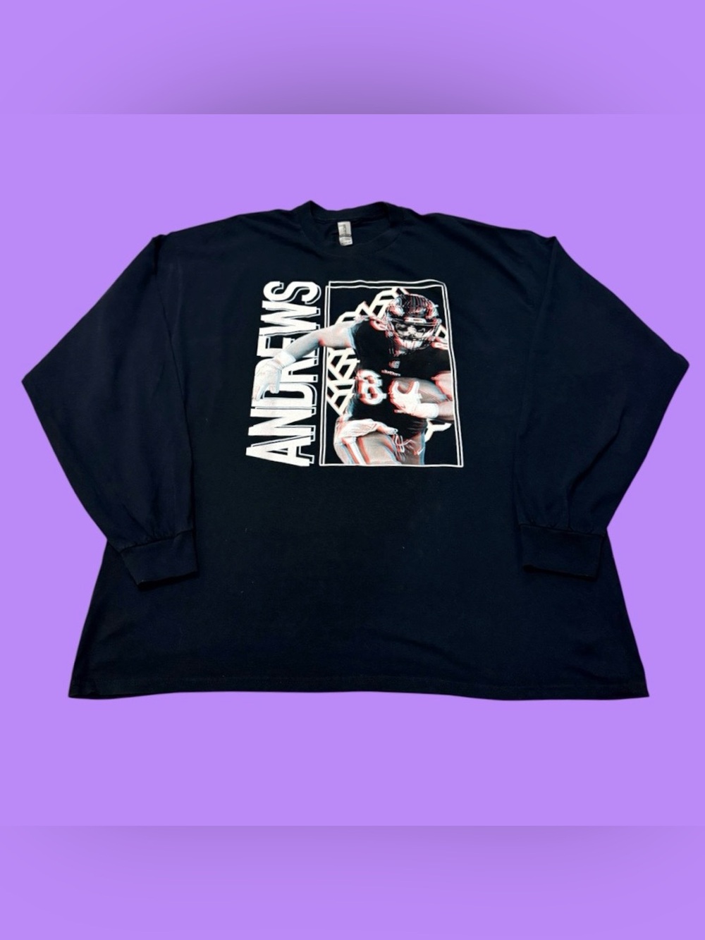 Gildan NFL Baltimore Ravens Mark Andrews Glitch Player L/S Tee